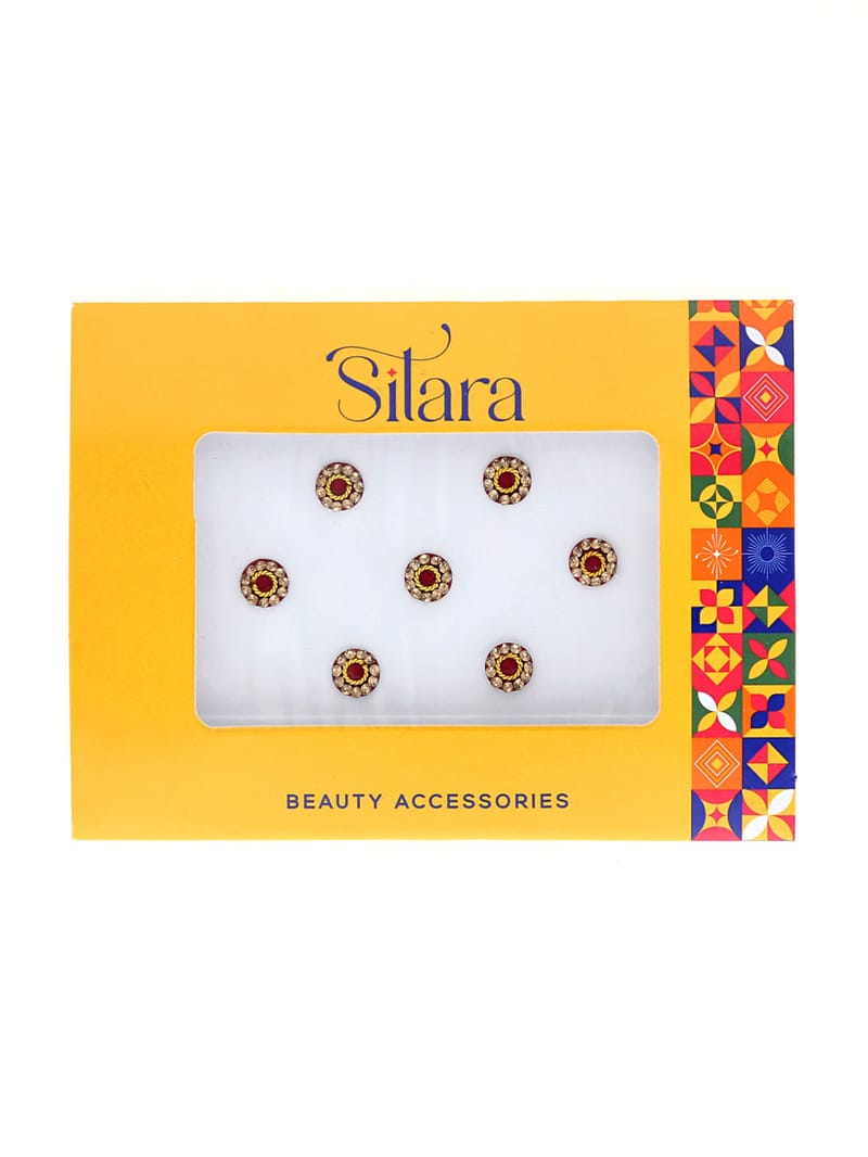 Traditional Bindis in Maroon color - SR028