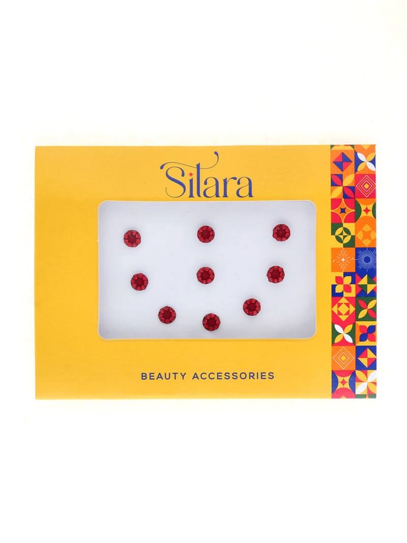 Traditional Bindis in Maroon color - SR031