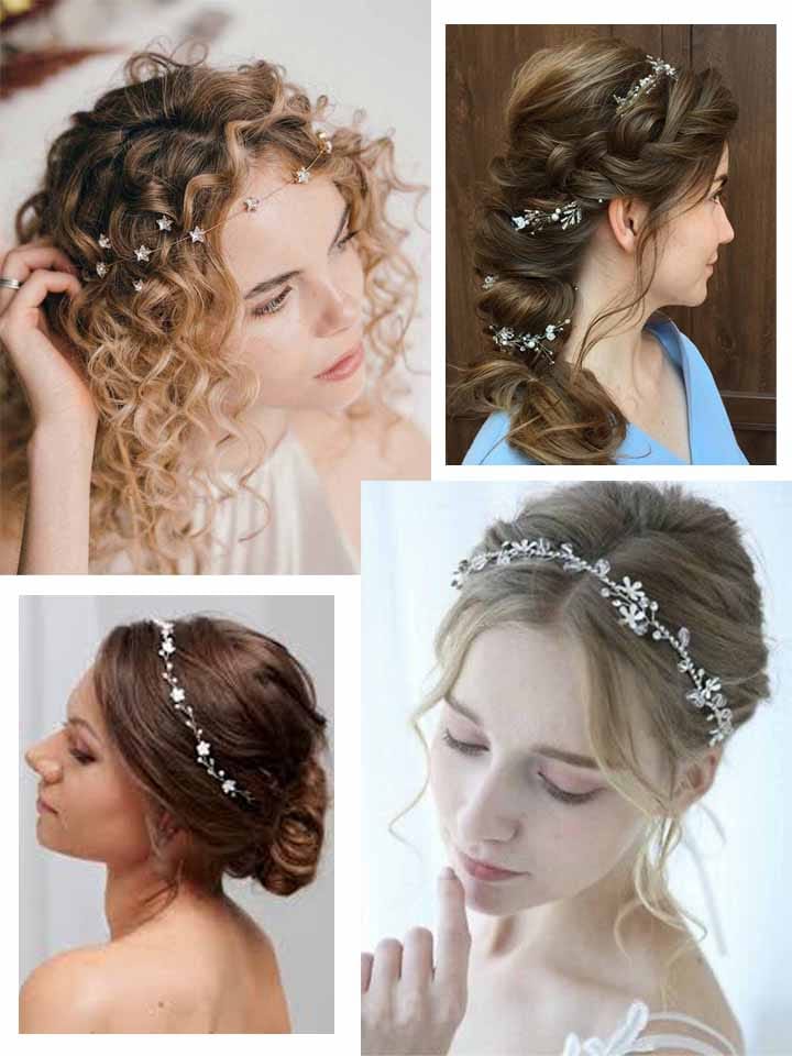 AD / CZ Tiara in Rose Gold finish - THF1099