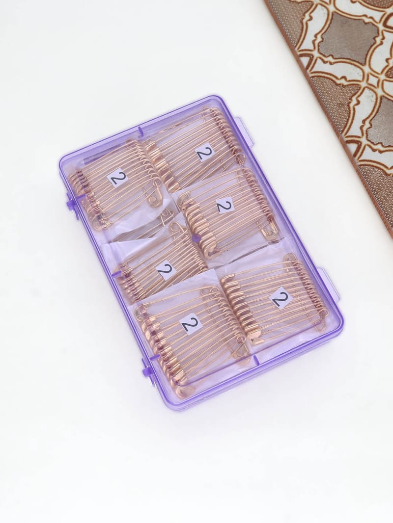 Safety Pins in Gold finish - 2 No